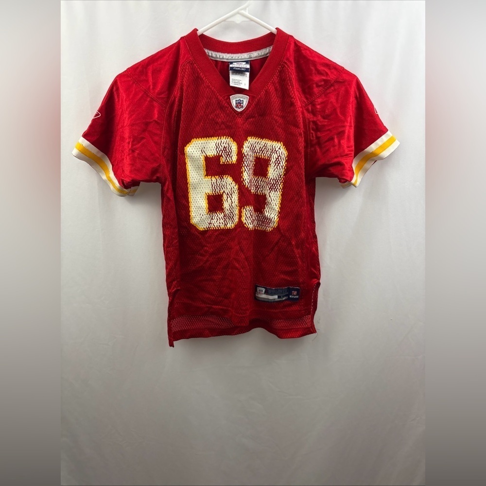 Vintage Jared Allen Kansas City Chiefs Jersey Kids Sz Large 7 Reebok Football